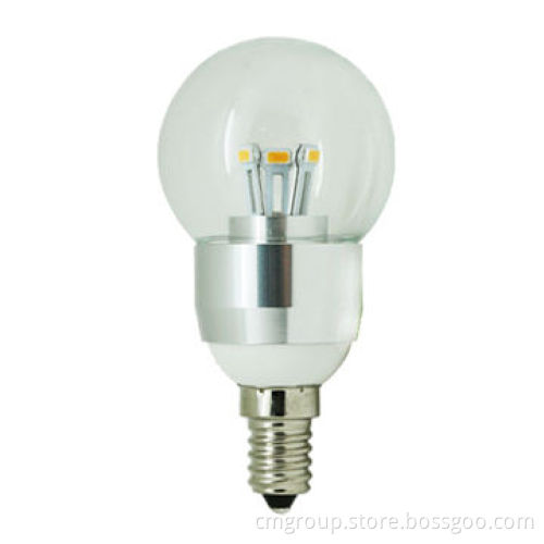 3/4/5W LED Candle Bulb, G16, 50mm, E12/E14/E17/B12/E26/E27/B22 Base, 2300K/6000K, CE Certified